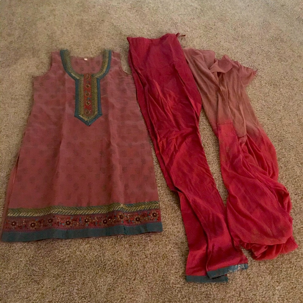 TRADITIONAL INDIAN Women’s Mid-Length Kurti Sz 34